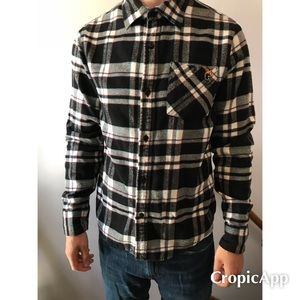The Hundreds “3-D” Flannel Button-Up